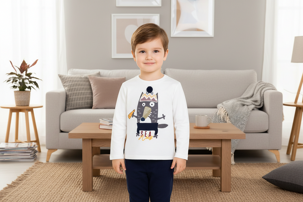 Детска блуза с дълъг ръкав Chicco — изглед 3