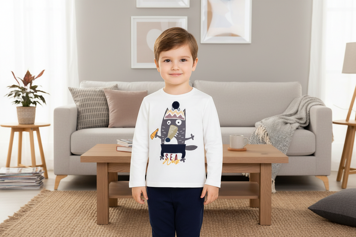 Детска блуза с дълъг ръкав Chicco — изглед 3